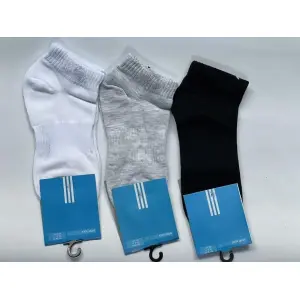 Mens Athletic Cushioned Low Cut Socks