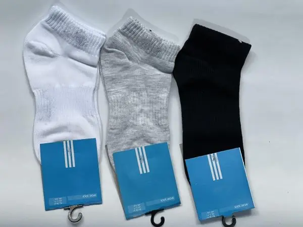 Mens Athletic Cushioned Low Cut Socks