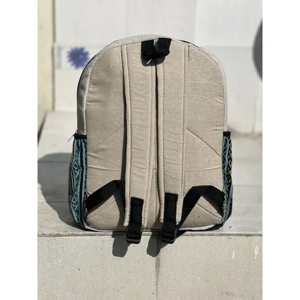 Natural Hemp Fabric Backpack– Lightweight & Stylish| Hemp Backpack For Men - Image 4