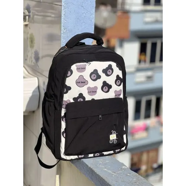 Cute Bear Backpack | School Bag for Kids, Girls & Boys | Lightweight, Stylish & Spacious - Image 4