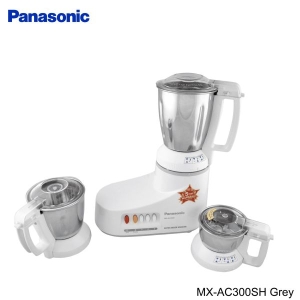 PANASONIC MX-AC300H Grey 550 Watts 3 Jars Super Mixer Grinder