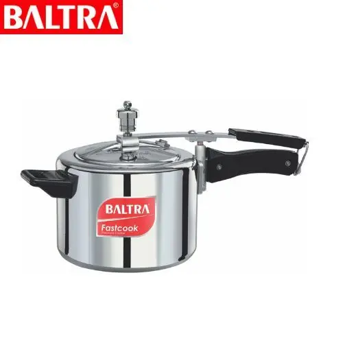 BALTRA Pressure Cooker | Fastcook 14 Ltr | Automatic safety valve | Aluminium pressure cooker | New improved vent weight | Long lasting sealing ring/gasket | 7 Year Warranty