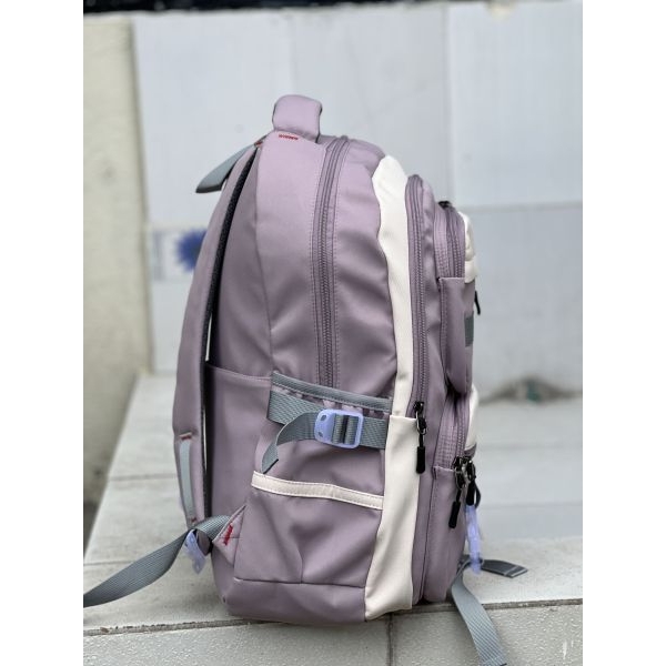 Trendy Nylon Backpack for Women – Large Capacity Shoulder Bag for School, College & Office - Image 2