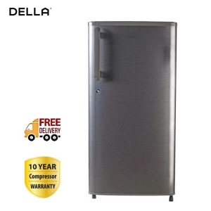 DELLA 180 Litres Single Door Refrigerator Grey
