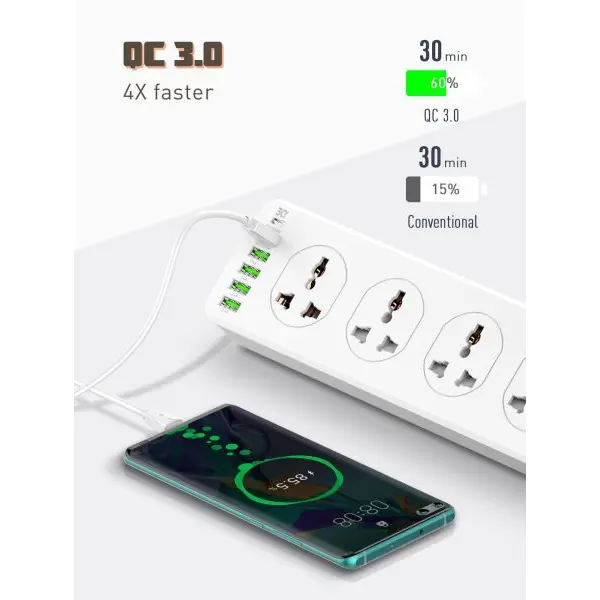 Ldnio Sc10610 2500w 10sockets + Typec Pd Multiplug - Image 4