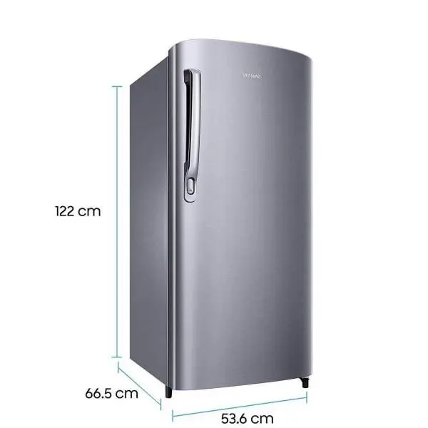 SAMSUNG RR20C2412S8/IM 192 Ltr Direct Cooling Single Door Refrigerator - Silver - Image 3