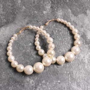 Pearl Hoop Earring