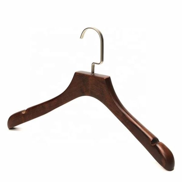 Pack Of 3 Wooden Luxury Hanger |Solid Wood Shirt Hangers,Dress Coat Jacket Clothes Hangers,with Extra Smooth Finish - Image 4
