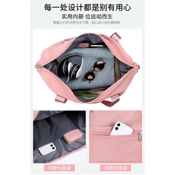 High-Capacity Double-Layer Wet Separation Travelling Bag,Gpmsign Travel Bag,Foldable Expansion Travel Duffel Bag,Travel Lightweight - Image 4