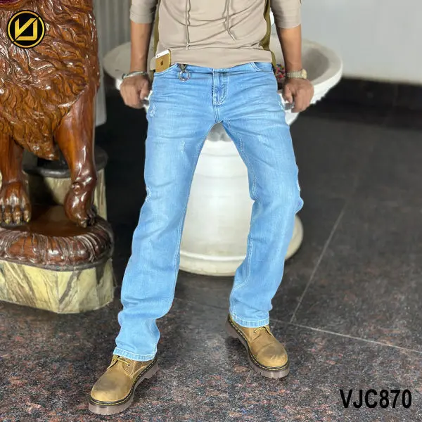 VIRJEANS (VJC870) Baggy Denim Jeans Pant For Men- Light Blue - Image 4