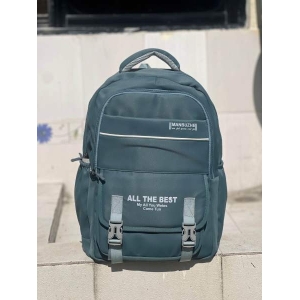 Backpack Student School Bag Female Korean Version high School College Student Backpack Trendy Casual Couple Large Capacity Solid Color Multi-Pocket Backpack Male