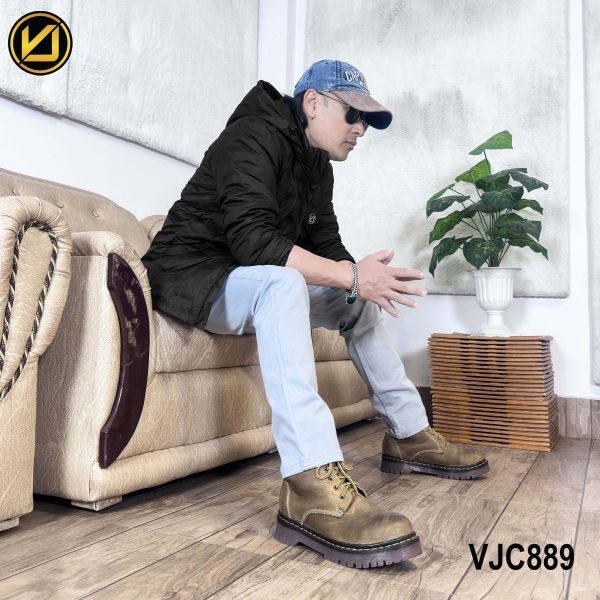 VIRJEANS (VJC889) Dawn Ultra Light Jacket For Men- Black - Image 4