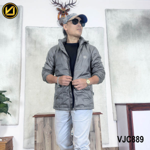 VIRJEANS (VJC889) Dawn Ultra Light Jacket For Men- Grey