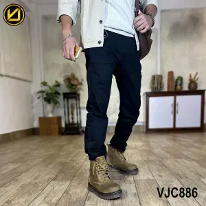 VIRJEANS (VJC886) Stretchable Cotton Pant For Men-Back