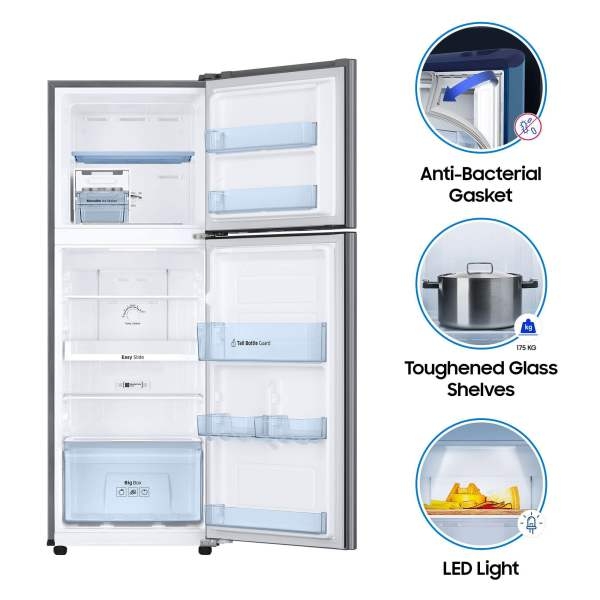 Samsung 253 Ltr Double Door Refrigerator RT28A3022GS/IM - Image 3