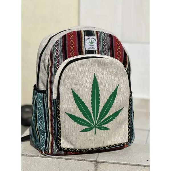 Natural Hemp Fabric Backpack– Lightweight & Stylish| Hemp Backpack For Men - Image 3