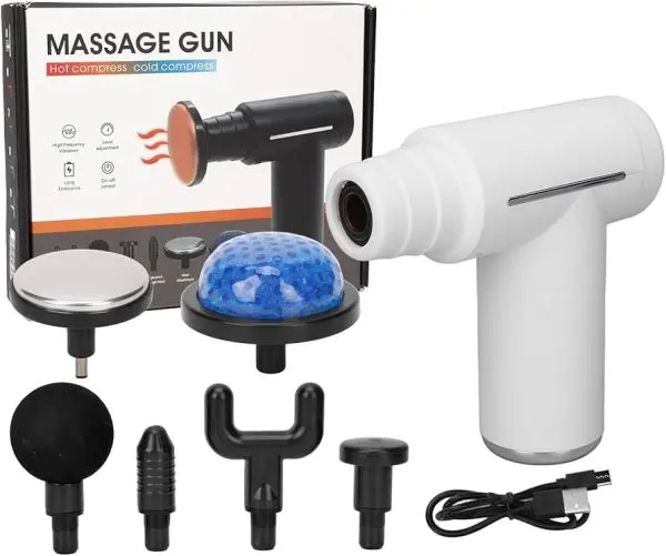 Massage Gun Massager By Mdhl / 6 Gear Hot/Cold Therapy, Best For Body Builders / Sports Person/ With Digital Display 6 Gears Speed /Touch Sensor