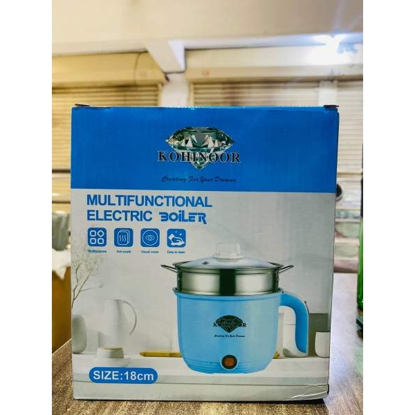 3 In 1 Multifunction Portable Electric Cooking Egg Boiler Steamer Rice Cooker Mo Mo Steamer - Image 3