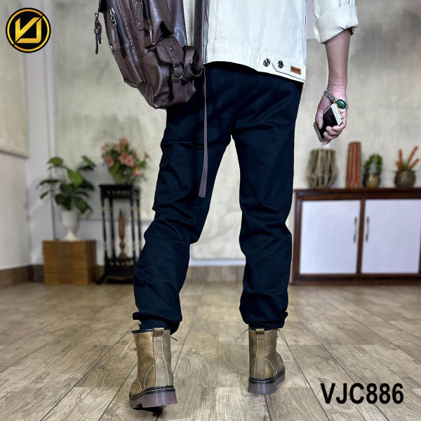 VIRJEANS (VJC886) Stretchable Cotton Pant For Men-Back - Image 5