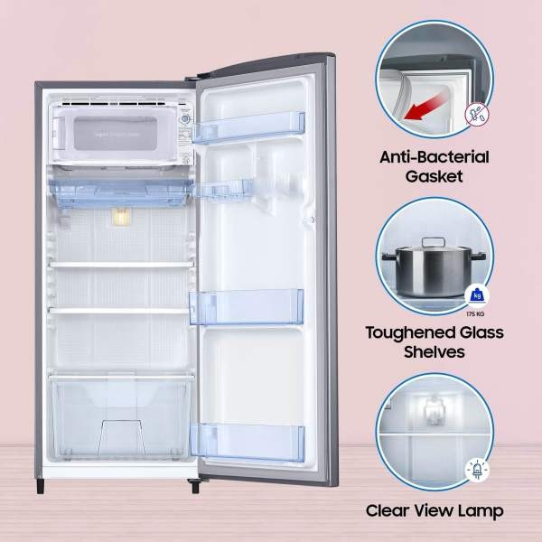 SAMSUNG 192 Litres Single Door Refrigerator RR20C20C2GS/IM - Image 4