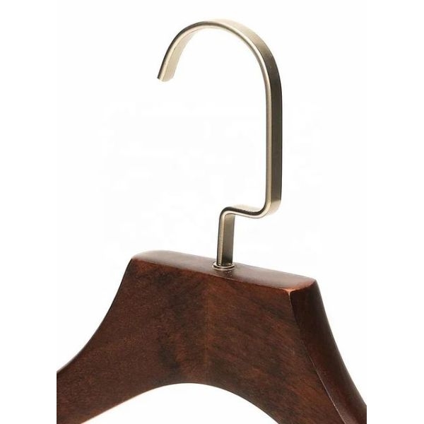 Pack Of 3 Wooden Luxury Hanger |Solid Wood Shirt Hangers,Dress Coat Jacket Clothes Hangers,with Extra Smooth Finish - Image 2