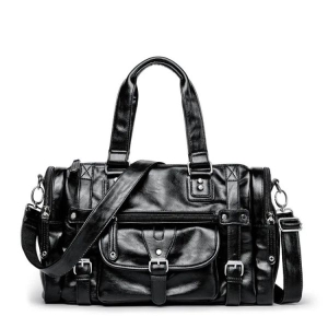 Leather Side Bag Business Cross-body Messenger Bag For Men - Black | Fashion Leather Cross Body Bag For Men