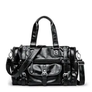 Leather Side Bag Business Cross-body Messenger Bag For Men - Black | Fashion Leather Cross Body Bag For Men