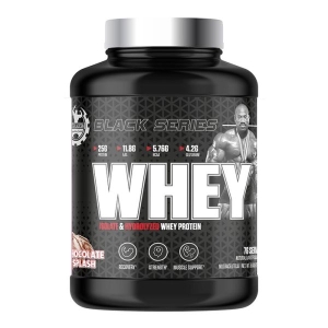 Dexter Jackson Signature Series Black Series Whey Protein Isolate & Hydrolyzed | Chocolate Splash Flavor | 76 Servings, 5 Lbs