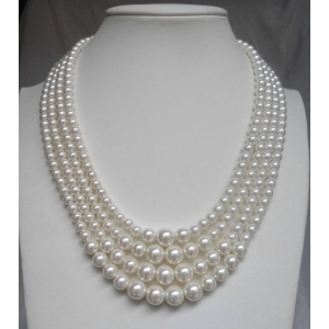 4 Layer Pearl Necklace