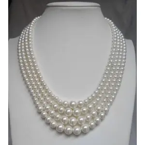4 Layer Pearl Necklace
