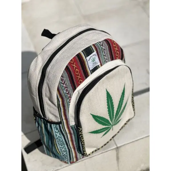 Natural Hemp Fabric Backpack– Lightweight & Stylish| Hemp Backpack For Men - Image 2