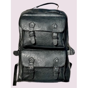 Large Capacity Casual PU Leather Backpack for Men | Student Backpack | Travel Bags for Men |