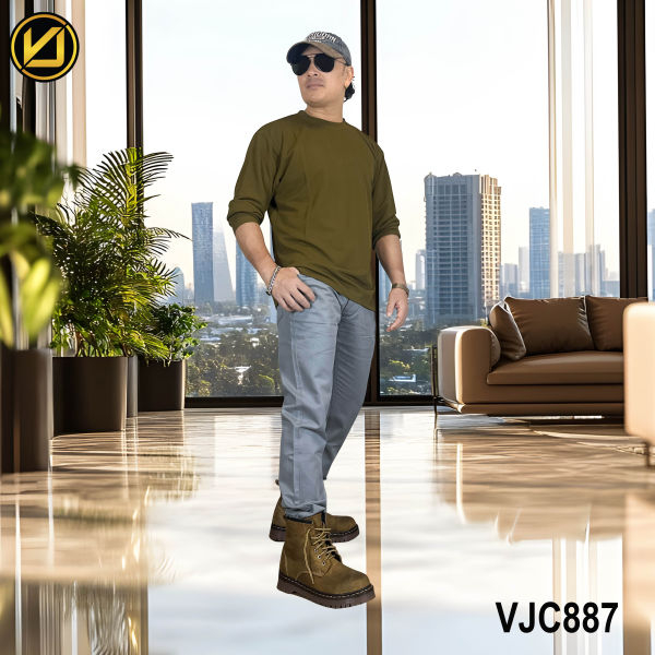 VIRJEANS (VJC887) Cotton Pant For Men-Blue - Image 4