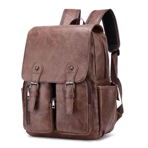 PU Leather Bag For School College Bag For Men  |Laptop Bag For Official Use - Image 4