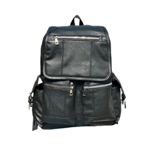 Stylish PU Leather Backpack |Best Bag For College And Office Purposes For Unisex/Suitable To Carry Laptop And Easy For Traveling And Treks