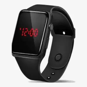 Trendy Sporty Fashion Digital LED Silicone Small Dial Teen Watch - Multicolor