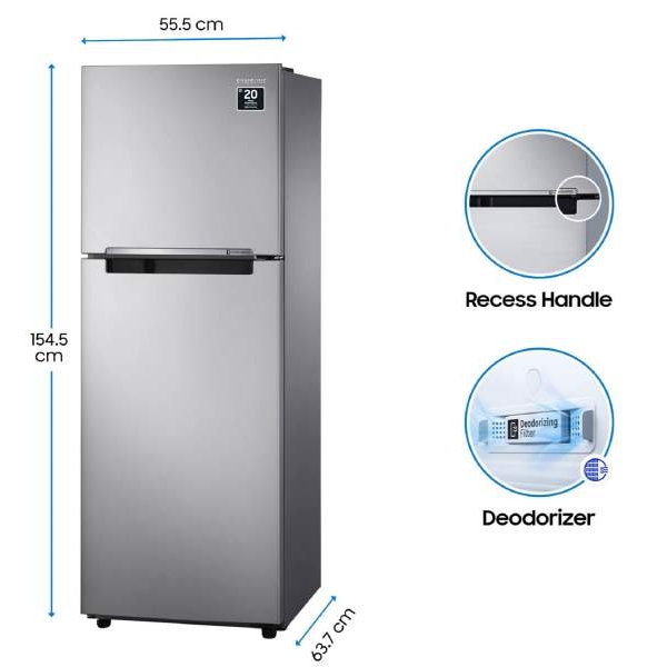 Samsung 253 Ltr Double Door Refrigerator RT28A3022GS/IM - Image 5