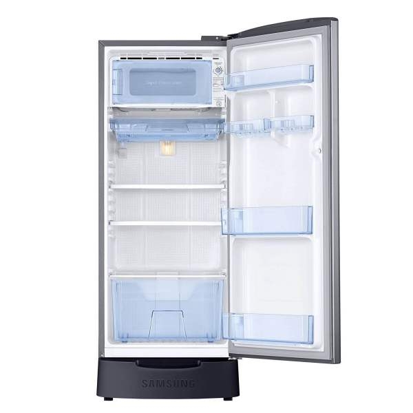 SAMSUNG RR20M282ZS8/IM 192 Litres Direct Cooling Digital Inverter Single Door Refrigerator With Base Stand Drawer - Image 5