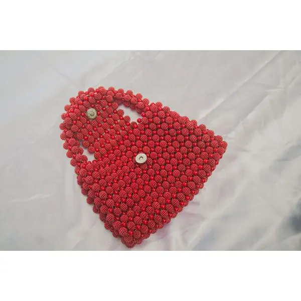 Pearl Beaded Handbag - Image 3