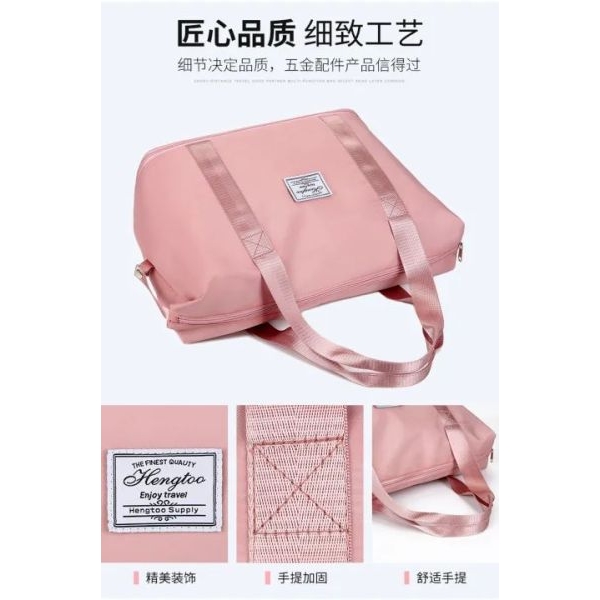 High-Capacity Double-Layer Wet Separation Travelling Bag,Gpmsign Travel Bag,Foldable Expansion Travel Duffel Bag,Travel Lightweight - Image 3