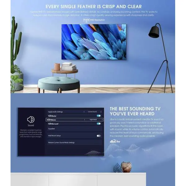 HISENSE 32A6200F 32" Google Android Smart Tv With Bazel Less Design - Image 3