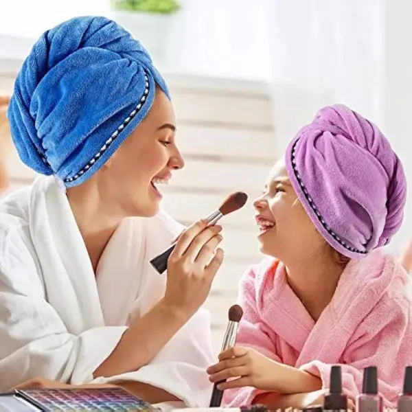 Super Absorbent Microfiber Hair Drying Wrap Towel| Female Shower Towel With Rapid Water Observations - Image 2