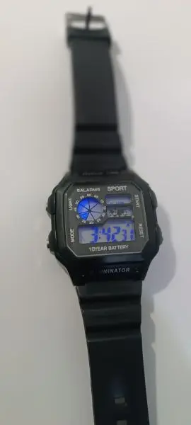 Military Sporty LED Digital Watch for Men - BlackWater proof