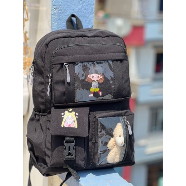 New Korean Ladies Fashion Backpack For College And School |Travel Bag For Girls |Bag For School And College Purposes - Image 2
