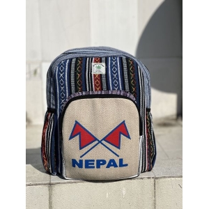 Hemp Bag pack For Men - Handcrafted Pure Hemp Bag for Travel, School & Daily Use