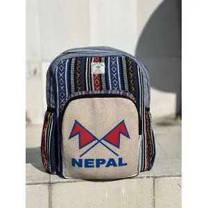 Hemp Bag pack For Men - Handcrafted Pure Hemp Bag for Travel, School & Daily Use