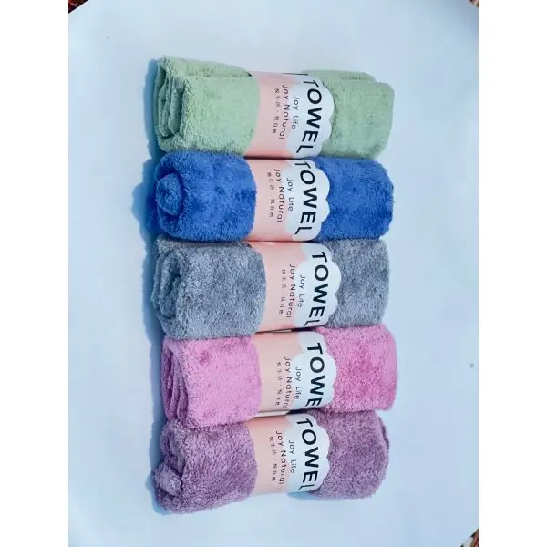 Coral Velvet Soft Face Hand Towel (1 piece) - Image 2