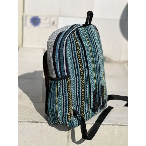 Natural Hemp Fabric Backpack– Lightweight & Stylish| Hemp Backpack For Men - Image 5