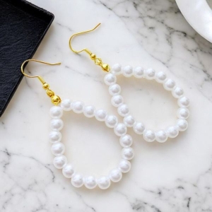 Pearl Hoop Earring