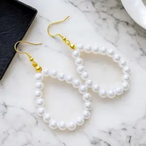 Pearl Hoop Earring